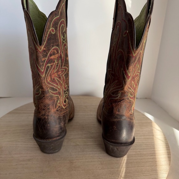 Ariat Heritage Western X-Toe Boots Women’s 7 B Brown Leather - Picture 2 of 10